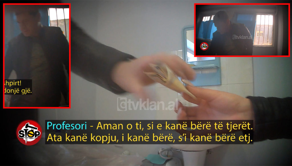 Për 150 euro notën 4 e bëri 8! Kamera e fshehtë e “STOP” sjell një rast korrupsioni te Mjekësia