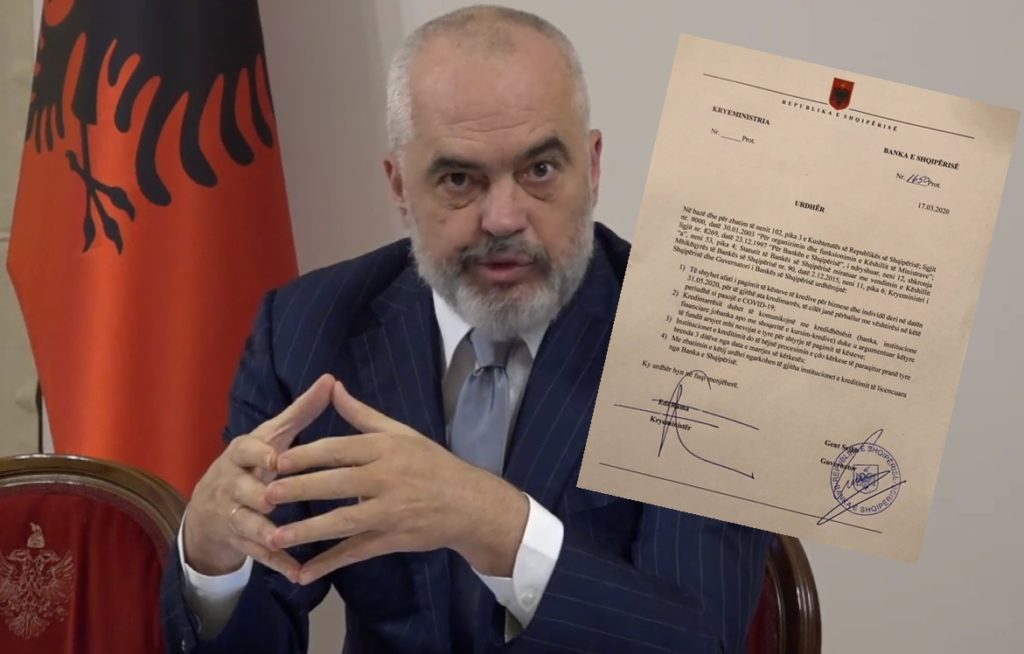 “Kleçka” në dokumentin e firmosur nga Rama për kreditë, bankat nuk aprovojnë kërkesat e qytetarëve