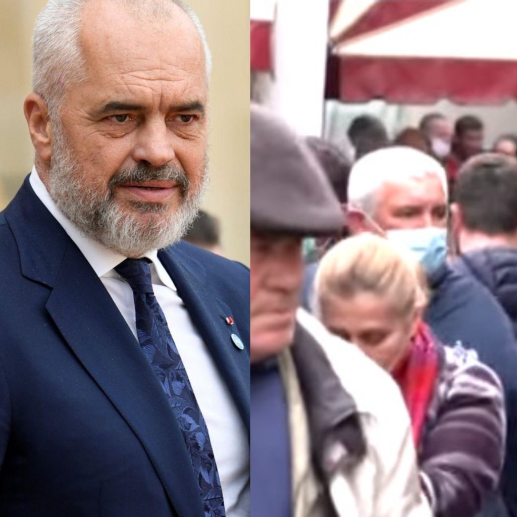 Qytetarët grumbull në treg, Rama ashpërson masat: “Ndëshkim deri në heqje lirie!”