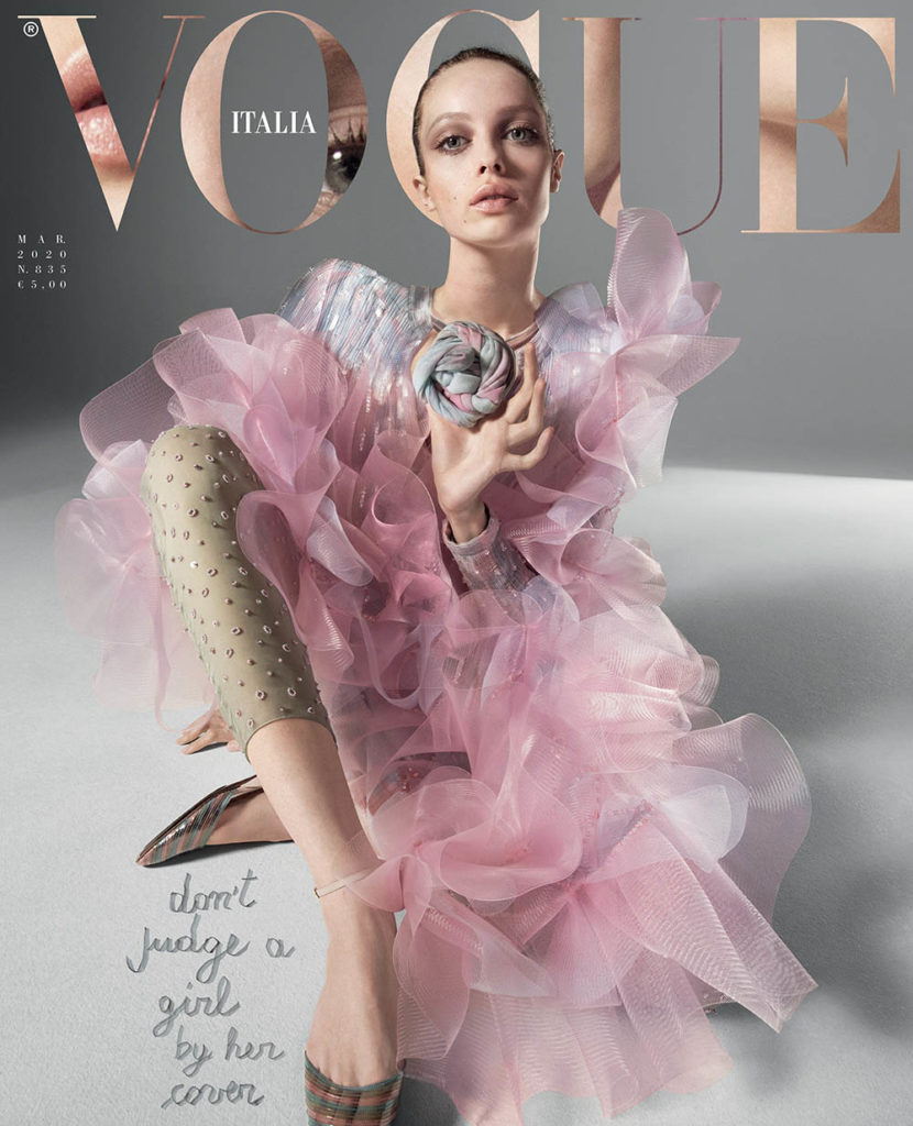 Kopertina më e rrallë në historinë e Vogue Italia, është ajo e prillit!