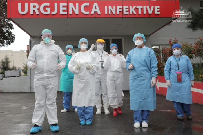 Shkon në 76 numri i të shëruarve nga koronavirusi në Shqipëri, 5 pacientë të tjerë lënë Spitalin Infektiv