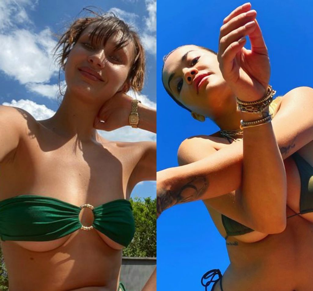Leksione nga Bella Hadid tek Rita Ora! Mënyra e re për të veshur bikinit këtë verë është super “hot”