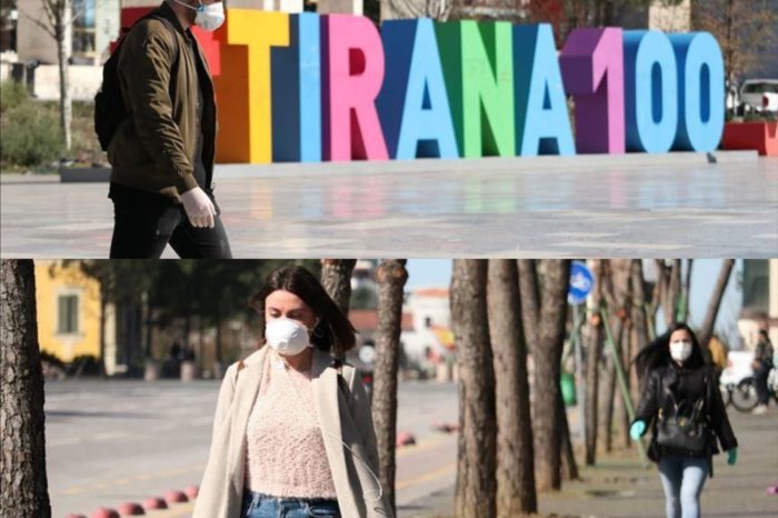 Identifikohen 8 vatrat e virusit në Tiranë! Ja zonat ku ka të infektuar aktivë