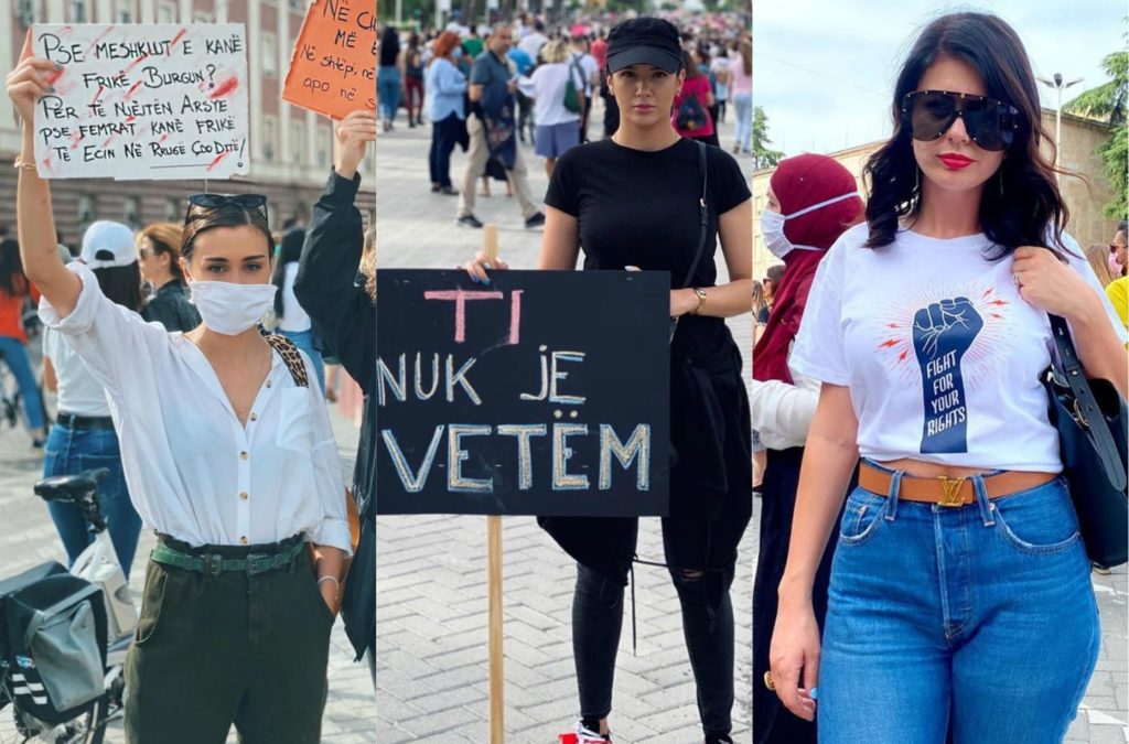 “Për fëmijërinë e vjedhur”, Të famshmit që iu bashkuan marshimit kundër abuzimeve seksuale