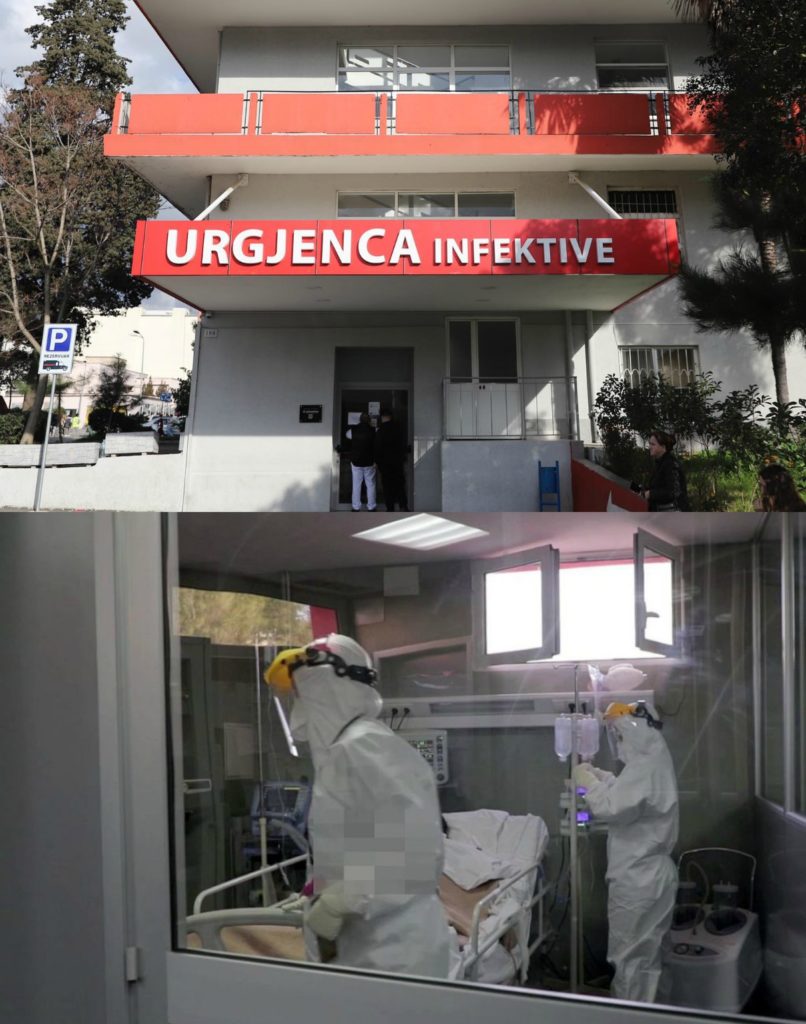 Gjurmimi i kontakteve, një farsë televizive: Dëshmitari brenda Infektivit tregon për situatën e frikshme në spital