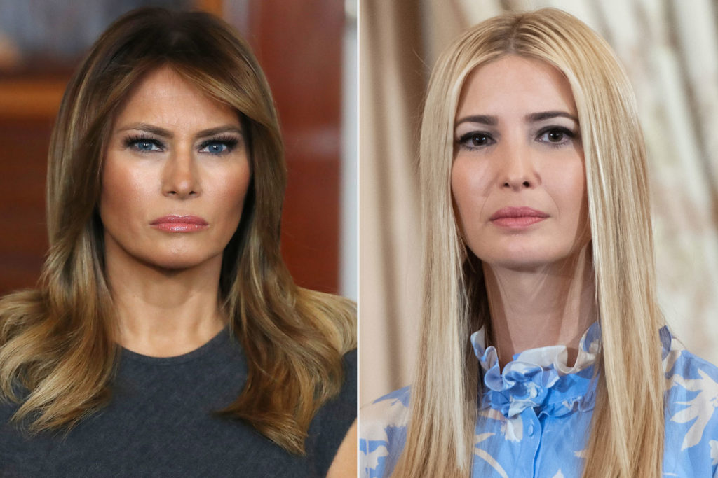 Kaq shumë nuk e durojnë njëra-tjetrën? Buzëqeshja false e Melania Trump ndaj Ivanka-s po thyen internetin! (VIDEO)