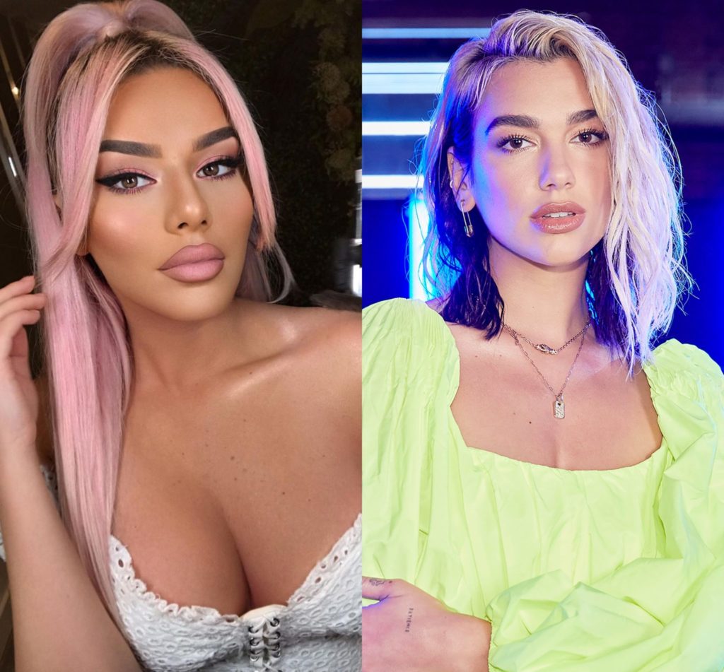Tayna nuk deshi, por e detyroi Dua Lipa! Reperja pozon topless si këngëtarja dhe gjithë rrjeti po zien