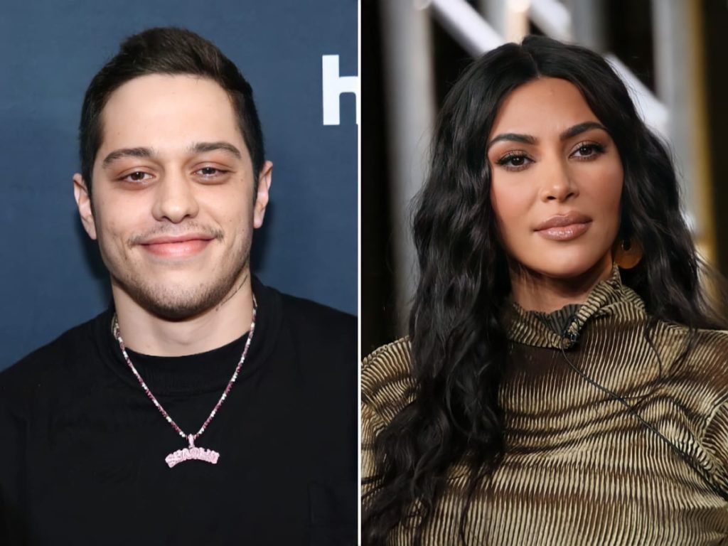 Darkë romantike dhe shenja në qafë, Kim Kardashian dhe Pete Davidson nuk e përmbajnë veten