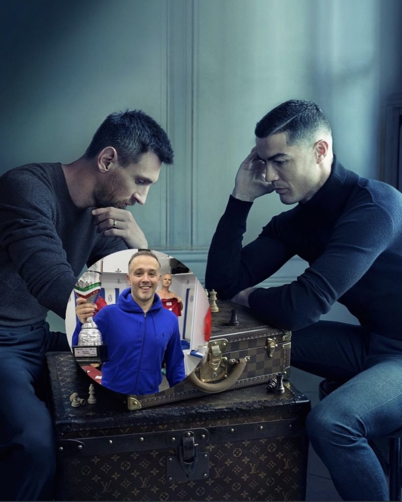 Fotoja e Ronaldo-s dhe Mess-it që po thyen rrjetin, reagimi i Turjan Hyskos nuk duhet humbur