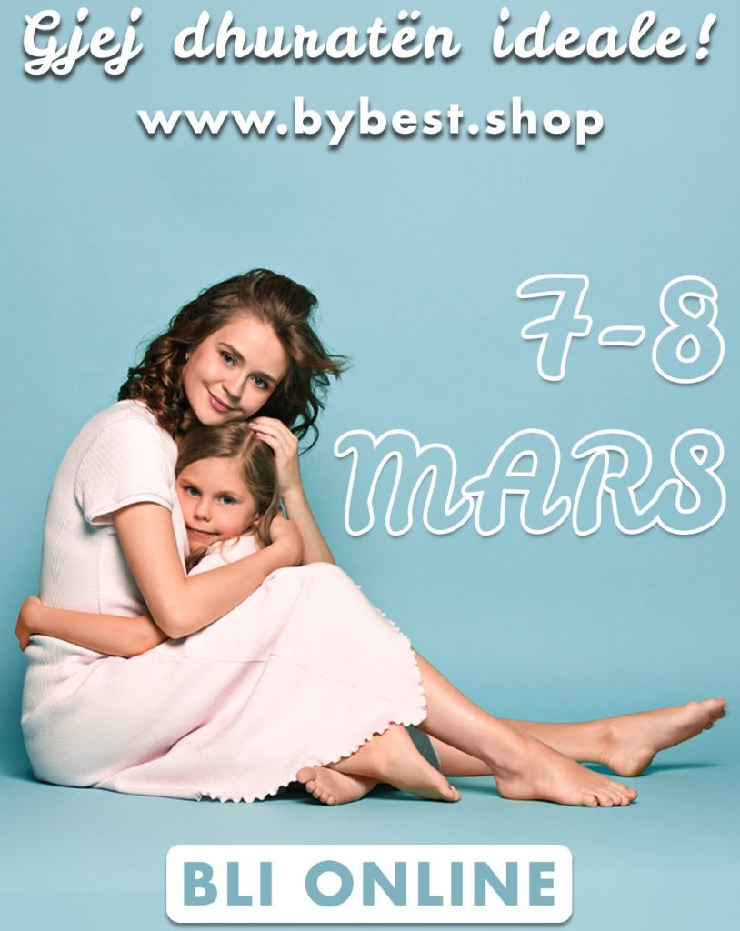 Komoditet maksimal! Dhuratat këtë 7-8 Mars porositi dhe paguaji online në ByBest Shop!