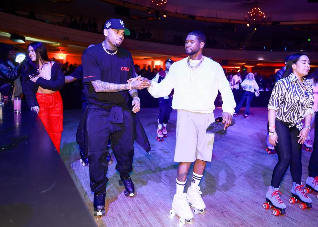 Plas keq mes reperëve! Chris Brown debaton me Usher dhe Teyana Taylor