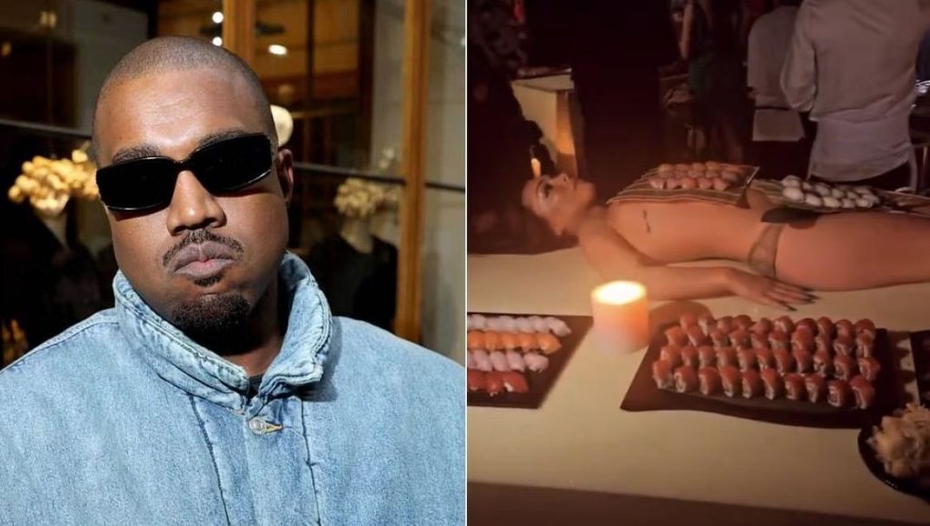 Vajza nudo me sushi në trup! Festa e ditëlindjes së Kanye West u quajt një ‘degjenerim’