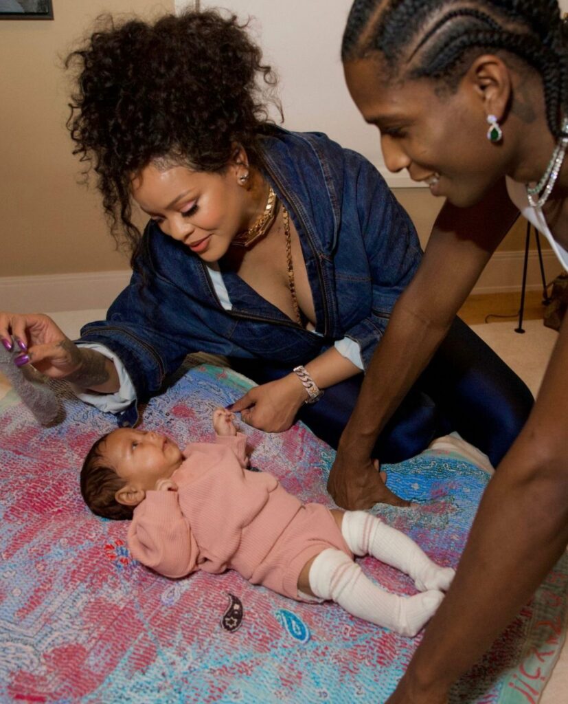 Rihanna dhe Asap Rocky zbulojnë portretin e ëmbël të Riot Rose