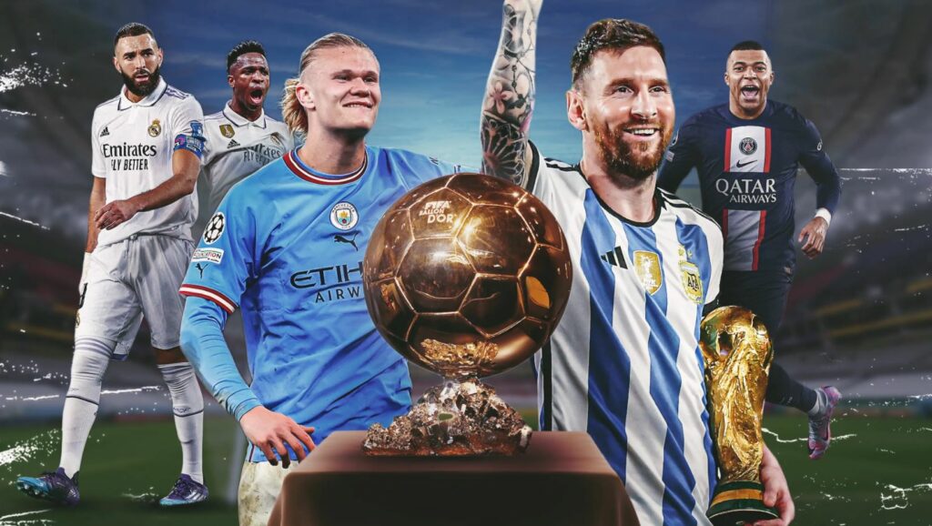 Messi dhe Haaland “kokë më kokë”, nesër zbulohen garuesit për Topin e Artë
