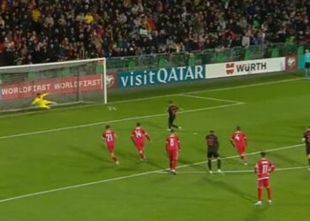 Tronditet Moldavia, Cikalleshi shënon golin e parë në minutën e 25