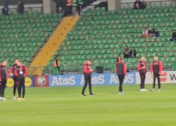Skuadra kuqezi arrin në stadiumin që do të luhet ndeshja me Moldavinë