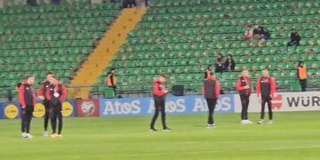 Skuadra kuqezi arrin në stadiumin që do të luhet ndeshja me Moldavinë