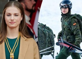 Sa ndryshe duket princesha spanjolle me uniformë ushtarake