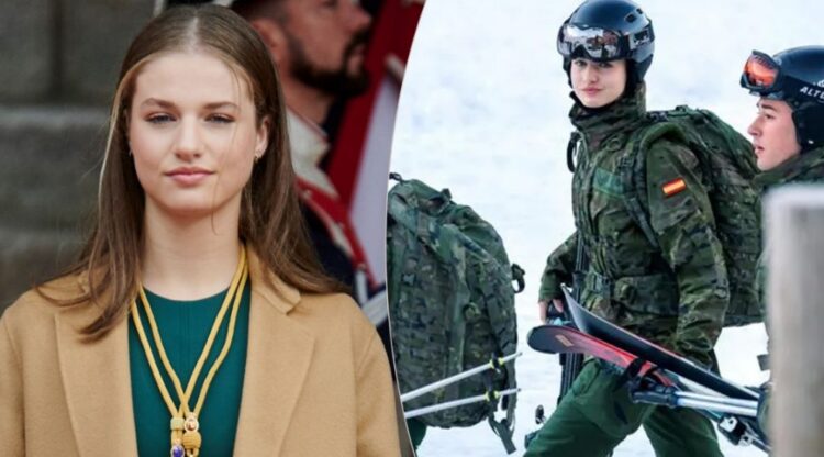 Sa ndryshe duket princesha spanjolle me uniformë ushtarake