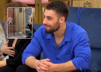 VIDEO/ Sara e shikon, Meritoni për pak sa nuk i nxjerr të gjitha në dush