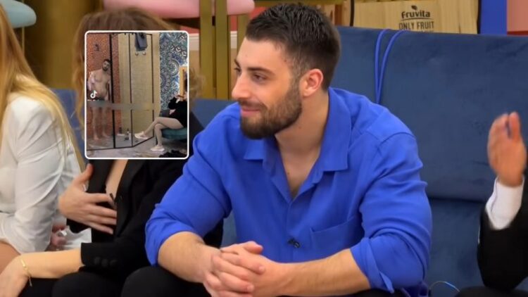 VIDEO/ Sara e shikon, Meritoni për pak sa nuk i nxjerr të gjitha në dush