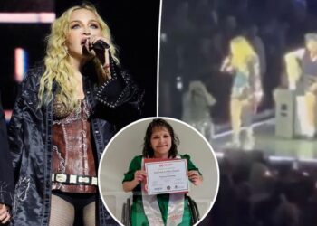 Gafa e pafalshme, Madonna i kërkon fanses në karrocë të ngrihet në këmbë