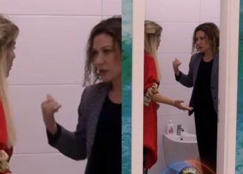 VIDEO/ Përsëritet skema e Luizit? Egla hyn në tualet me Ilnisën