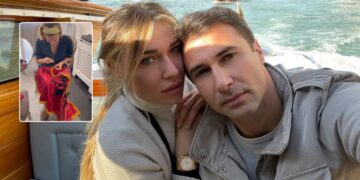 Partnerja italiane e Lorik Canës qëndis flamurin shqiptar