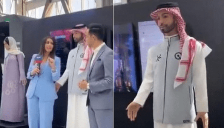 Pamje virale, roboti në Arabinë Saudite prek të pasmet e gazetares