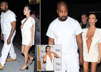 Bianca Censori nuk i “ndahet” Kim, vesh të njëjtin fustan me të