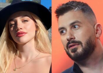 Puthje, përqafime në shi/ Heidi dhe Romeo momente romantike në pishinë