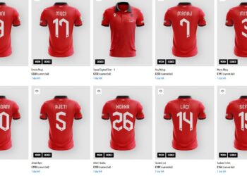 Fanella kuqezi më e kërkuar në ankand,ja cila bluzë preferohet më shumë