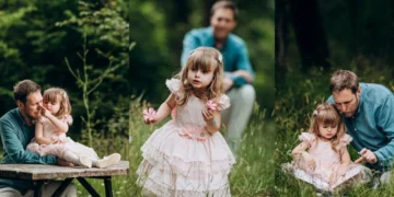 Pas divorcit me aktoren,Leka publikon foto me vajzën,të shkrepura nga partnerja e re