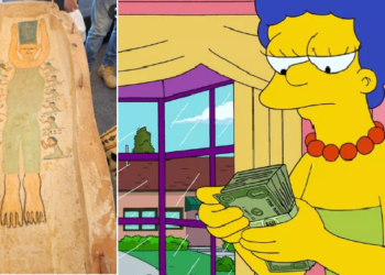 “Udhëtim në kohë”,  Simpson shihet në sarkofagun 3,000-vjeçar