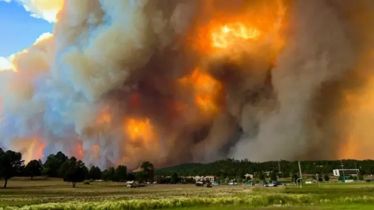 Temperaturat ekstreme, New Mexico në flakë