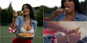 Tifozja më seksi kopjon shqiptarët, ja ç’bëri Ivana Knoll para takimit Kroaci-Itali