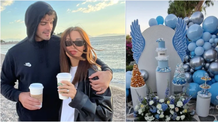 Eleni Foureira pagëzon djalin e saj, dalin pamjet nga festa gjigante