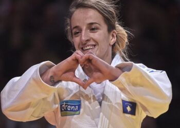 Triumfon Distria Krasniqi, kualifikohet në çerekfinale në Olimpiadën e Parisit
