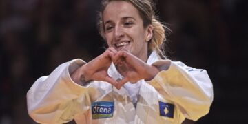 Triumfon Distria Krasniqi, kualifikohet në çerekfinale në Olimpiadën e Parisit