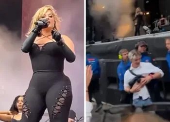 Fansi u bë gati ta godiste/ Bebe i nxjerr fytyrën para të gjithëve: Mos luaj me mua