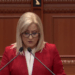 E papritur/ Lindita Nikolla jep dorëheqjen nga posti i Kryetares së Parlamentit