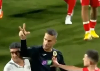 Skandal në Conference League, portieri serb përplaset me lojtarët e Partizanit