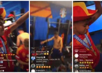 Yamal futet live në IG nga dhoma e zhveshjes pas fitores, filmon shokët nudo