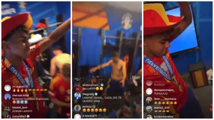 Yamal futet live në IG nga dhoma e zhveshjes pas fitores, filmon shokët nudo