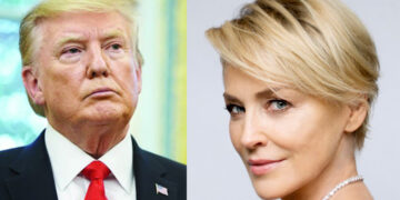 Donald Trump dhe aktorja Sharon Stone