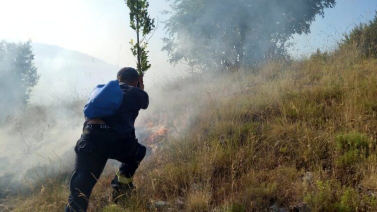 Mali i Gjerë “mbulohet” nga flakët, zjarri përparon me shpejtësi drejt Gjirokastrës