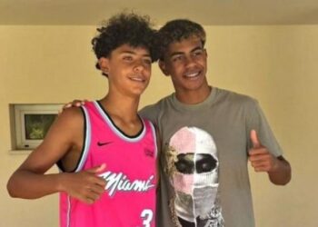 Lamine Yamal dhe djali i Ronaldos bëhen bashkë, fotoja që po qarkullon në rrjet