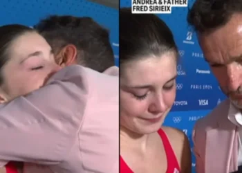 U rendit e gjashta/ Zhytësja olimpike nuk e pret mirë, takimi mes lotësh me të atin