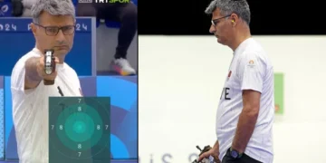 Me dorën në xhep, qitësi turk fiton medalje argjendi në Lojërat Olimpike Paris 2024