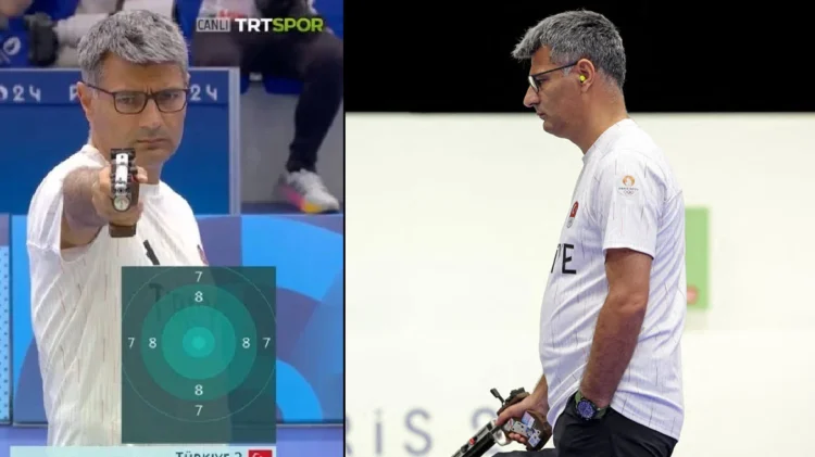 Me dorën në xhep, qitësi turk fiton medalje argjendi në Lojërat Olimpike Paris 2024